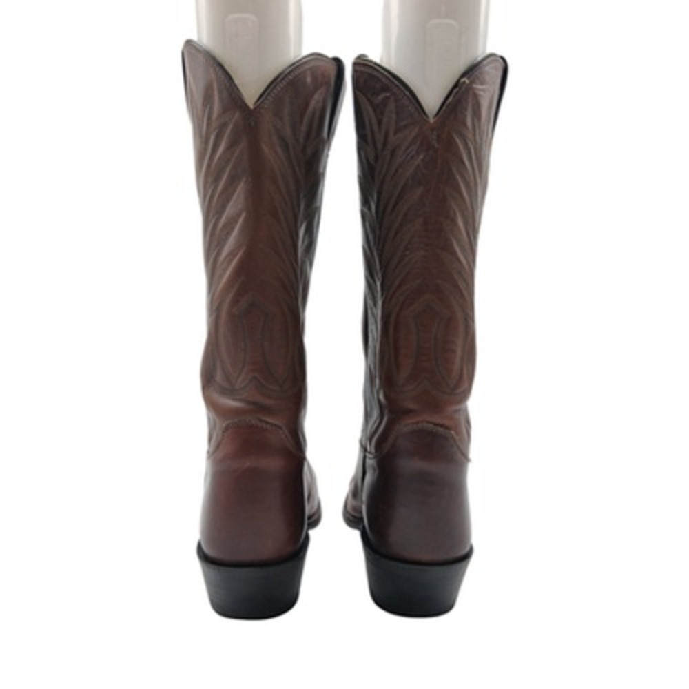 Justin Boots Boots Mens Size 10.5 D Brown Leather Western Pull On Mid Calf - Picture 9 of 13